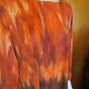 Fall inspired Long Sleeve  Women's Tee by Louis Dell'Olio Size XL